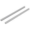 vidaXL Barele cu filet 2 pcs Argintiu M6 x 120 mm Metal