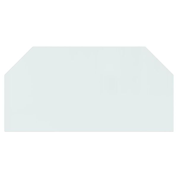 vidaXL Placă de sticlă pentru șemineu, hexagonală, 120x60 cm