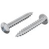 vidaXL Șurub din Lemn 2 buc. Argintiu M4 x 28 mm Fier