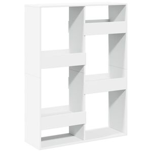 vidaXL Separator de cameră, alb, 100x33x135 cm, lemn prelucrat