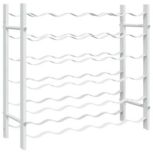 vidaXL Suport sticle de vin pentru 36 sticle, metal