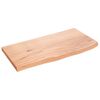 vidaXL Poliță perete maro deschis 60x30x2 cm lemn masiv stejar tratat