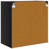 vidaXL Dulap de perete Stejar Negru 68 x 37 x 68,5 cm Lemn compozit