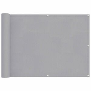 vidaXL Ecran de balcon Gri deschis 75 x 200 cm