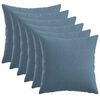 vidaXL Husă pentru pernă 6 buc. HEERLEN Albastru Jeans 30 x 30 cm