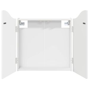 vidaXL Cabinet pentru ținte de darts Alb 56 x 12 x 63 cm