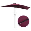 vidaXL Parasol de Grădină Roșu Bordeaux 294 x 150 x 223 cm