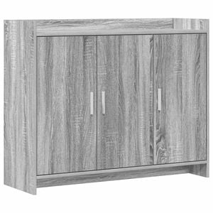 vidaXL Bufet Sonoma gri 98,5 x 33 x 80 cm Lemn prelucrat