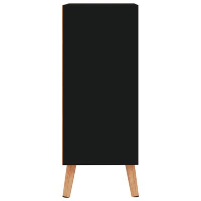 vidaXL Servantă, negru, 60x30x72 cm, lemn prelucrat