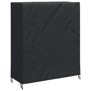 vidaXL Husă pentru masă de ping pong 165 x 70 x 185 cm țesătură Negru