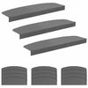 vidaXL Covorașe pentru trepte 15 buc. 56 x 17 x 3 cm Gri deschis