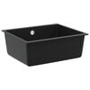 vidaXL Chiuvetă Negru 530 x 460 mm 80% Quartz și 20% Rășină