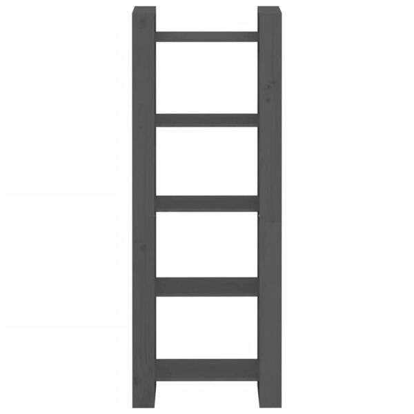 vidaXL Bibliotecă/Separator cameră, gri, 60x35x160 cm, lemn masiv