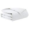 vidaXL Duvet de iarnă 140 x 200 cm Iarnă Pene Alb Respirabil
