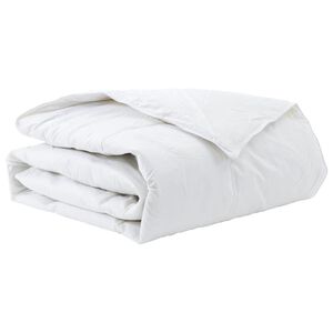 vidaXL Duvet de iarnă 140 x 200 cm Iarnă Pene Alb Respirabil