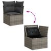 vidaXL Set de canapele pentru grădină 8 pcs Gri Rattan poli