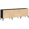 vidaXL Set comodă TV Stejar Negru 150 x 30 x 50 cm Lemn compozit