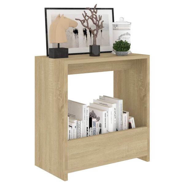 vidaXL Masă laterală, stejar Sonoma, 50x26x50 cm, PAL