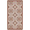 vidaXL Decor perete de grădină 105x55 cm design Maur oțel Corten