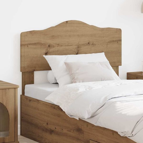 vidaXL Tăblie cap cu headboard Stejar Artizanal 75 cm Lemn compozit