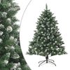 vidaXL Brad de Crăciun artificial cu suport, 120 cm, PVC