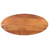 vidaXL Blat de masă oval, 120x60x3,8 cm, lemn masiv de acacia