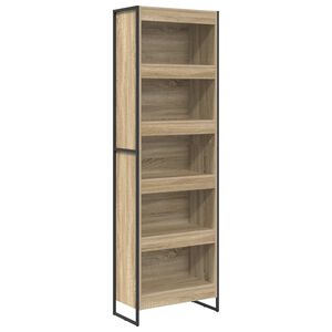 vidaXL Dulap pentru cărți 60 x 30 x 189,5 cm Lemn prelucrat Sonoma