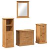 vidaXL Set de mobilier pentru baie VIGO 4 buc. Maro miere