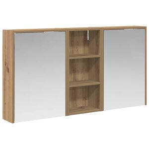 vidaXL Set dulap baie 3 buc. 116 x 16 x 62,5 cm Lemn prelucrat