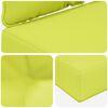 vidaXL Perna pentru canapea de exterior 2 pcs Verde Poliester