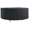 vidaXL Husă pentru mobilă 244 x 244 x 105 cm Textil Oxford 210D Rotund