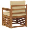 vidaXL Set de canapele de exterior Lemn de acacia solid și poliester