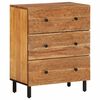 vidaXL Dulap lateral, 60x33x75 cm, lemn masiv de acacia