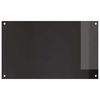 vidaXL Spate de bucătărie 2 pcs Negru 100 x 60 cm sticlă securizată