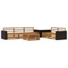 vidaXL Set de canapele de exterior 6 buc. natural Lemn Solid de Acacia