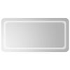 vidaXL Oglindă de baie cu LED cu oglindă Transparent 100 x 50 cm