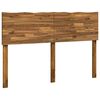 vidaXL Tăblie de pat cu margini naturale ROSTOCK natural 150 cm