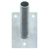 vidaXL Suport de Steag Argintiu 10,5 x 7,5 x 2,5 cm Oțel