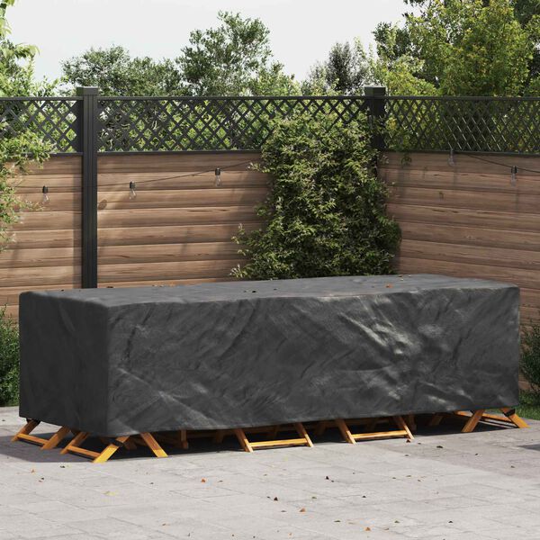 vidaXL Husă pentru mobilă Simplu Negru 270 x 110 x 70 cm 210D