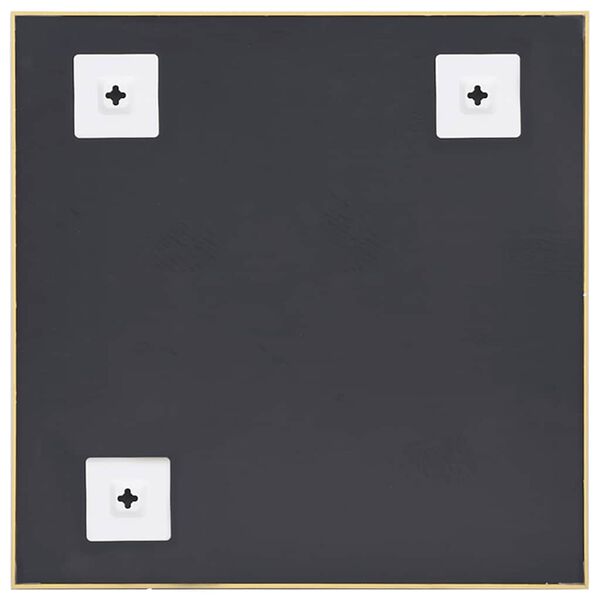 vidaXL Oglindă, auriu, 60x60 cm