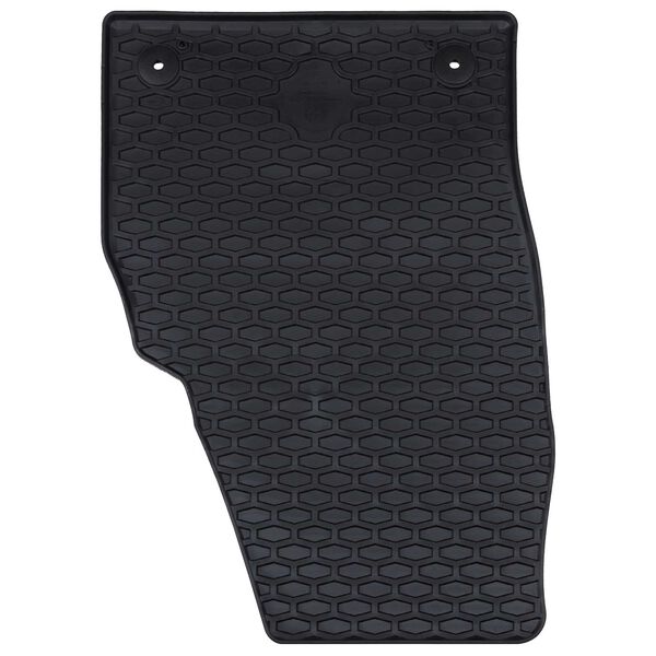 vidaXL Covor pentru mașină 4 pcs Negru Cauciuc