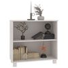 vidaXL Servantă „HAMAR”, alb, 85x35x80 cm, lemn masiv de pin