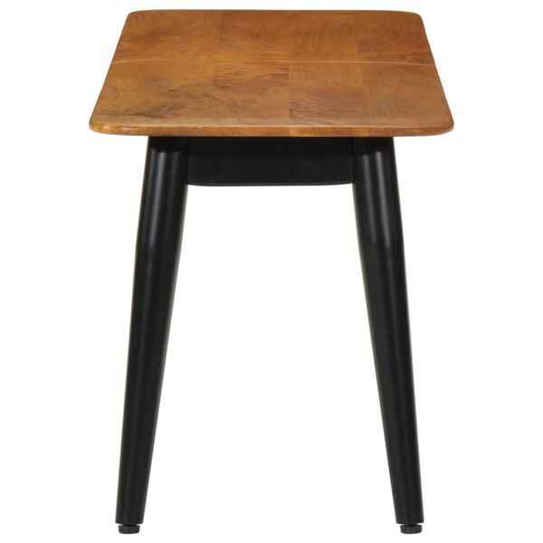 vidaXL Bancă, 160x40x45 cm, lemn masiv de mango și fier