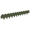 vidaXL Margine pentru gazon 10 pcs 103 x 15 cm Oțel Verde măsliniu