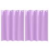 vidaXL Perdele Opaque cu Inel 2 buc. Violet 140 x 140 cm Poliester