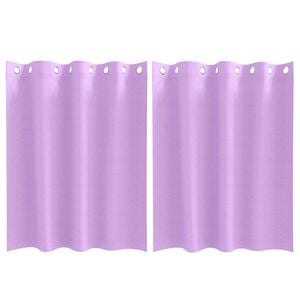 vidaXL Perdele Opaque cu Inel 2 buc. Violet 140 x 140 cm Poliester
