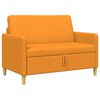 vidaXL Sofa cu Spațiu de Depozitare Galben &Icirc;ntunecat 122 x 78 x 87 cm