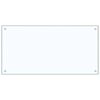 vidaXL Spate de bucătărie 2 pcs Transparent 100 x 50 cm