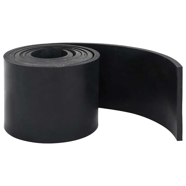 vidaXL Margine de cauciuc pentru plug de zăpadă negru 250x15x1 cm