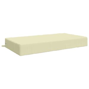 vidaXL Pernă pentru șezut SOEST 100% Polyester Crem 120 x 80 x 15 cm